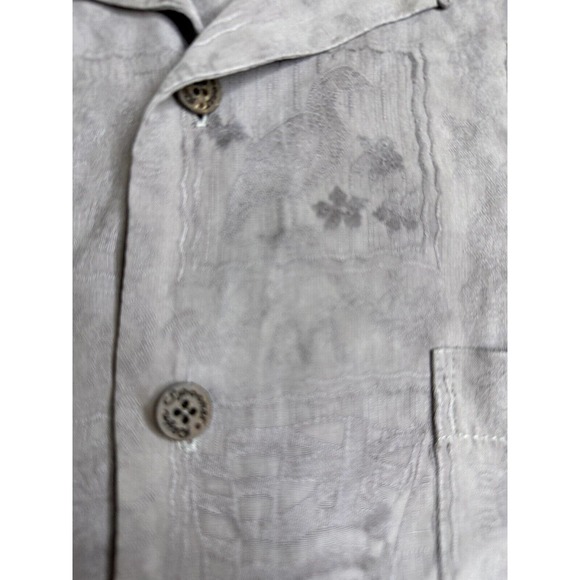 Reyn Spooner L Golden 50th Anniversary Limited Issue Brown Casual Shirt Silk - Picture 4 of 9